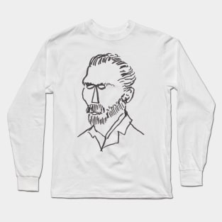 Van Gogh Fine line Long Sleeve T-Shirt